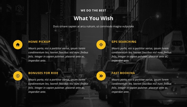 What you wish  Elementor Template Alternative