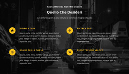 Quello Che Desideri - Modello Di Sito Web HTML