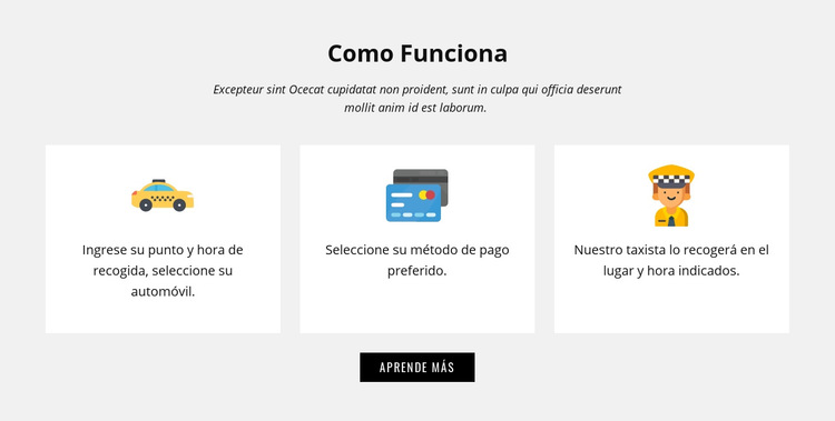 Como funciona nuestra empresa Plantilla de sitio web