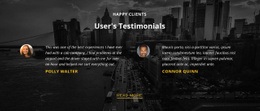 Happy customers - Html Code Example by Nicepage