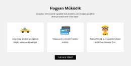 Hogyan Működik A Cégünk - HTML Weboldal Sablon