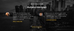 Memnun Müşteriler - HTML Generator Online