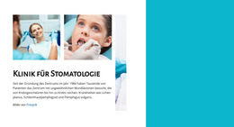 Stomatologiezentrum – Vorlage Für Website-Builder