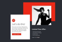 Fitness Gym Near You CSS Layout Template