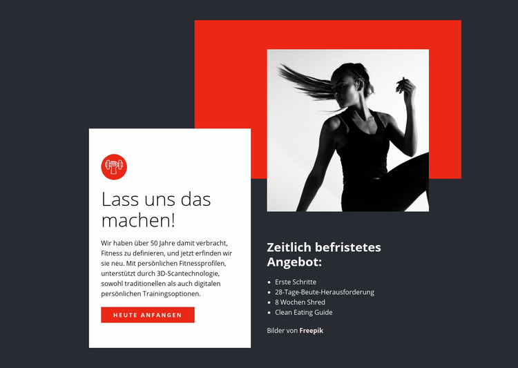 Fitnessstudio in Ihrer Nähe Joomla Vorlage