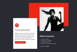 Palestra Vicino A Te - Mockup Di Sito Web Pronto Per L'Uso