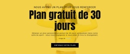 Plan De 30 Jours Gratuit – Créez Un Modèle Étonnant