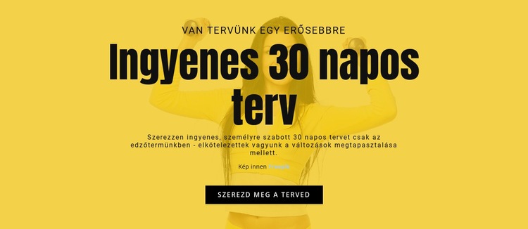 Ingyenes 30 napos terv Weboldal tervezés