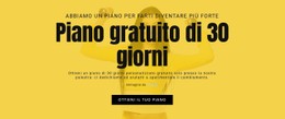Pagina HTML Per Piano Gratuito Di 30 Giorni