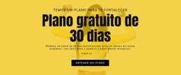 Texto e botão Designs de sites