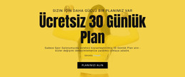 Ücretsiz 30 Günlük Plan - HTML Ve CSS Şablonu