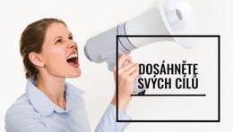 Dosáhněte Svých Cílů Responzivní Stránky