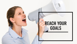 Reach Your Goals Html5 Responsive Template