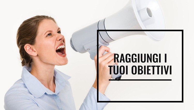 Raggiungi i tuoi obiettivi Modello CSS