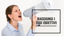 Nuovo Tema Per Raggiungi I Tuoi Obiettivi