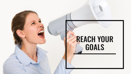 Reach Your Goals - Free Template