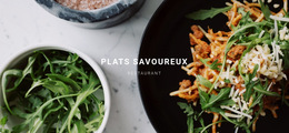 Modèle De Plate-Forme De Lancement Pour Nourriture Verte Savoureuse