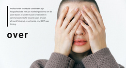 Over Psychologie - Websitemodel Met Slepen En Neerzetten