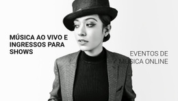 Eventos Musicais Online Links Rápidos