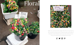 Floral Art And Design Website Creator