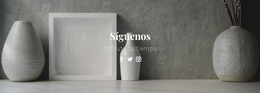 Síguenos Y Disfruta Con Nosotros - Descarga De Plantilla De Sitio Web