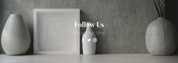 Follow And Enjoy To Us - Builder HTML