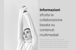 Unione Di Stilisti Di Moda - Modello Di Sito Web Semplice