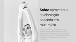 União De Designers De Moda Modelo HTML CSS Responsivo