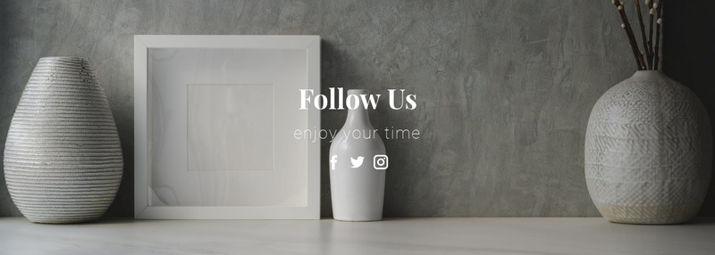 Follow and enjoy to us Wix Template Alternative