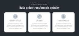 Naše Práce Transformuje Podniky – Vytvořte Úžasnou Šablonu