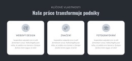 Naše Práce Transformuje Podniky – Vstupní Stránka HTML