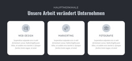 Unsere Arbeit Verändert Unternehmen – Professionelles WordPress-Theme