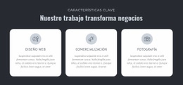 Diseño Del Sitio Para Nuestro Trabajo Transforma Negocios