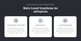 Notre Travail Transforme Les Entreprises - Thème WordPress Professionnel