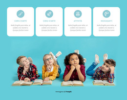 Sito Web HTML Per Corsi Di Pittura, Teatro E Canto