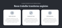 Nosso Trabalho Transforma Negócios - Página Inicial HTML