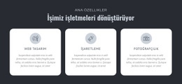 İşimiz Işletmeleri Dönüştürüyor - HTML5 Şablonu Ilhamı