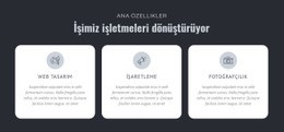 İşimiz Işletmeleri Dönüştürüyor Için Site Tasarımı