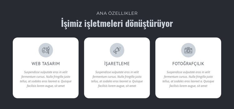 İşimiz işletmeleri dönüştürüyor WordPress Teması