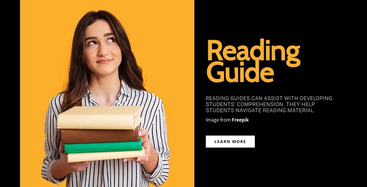 Effective reading CSS Template