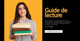 Lecture Efficace - Page De Destination Prête À L'Emploi