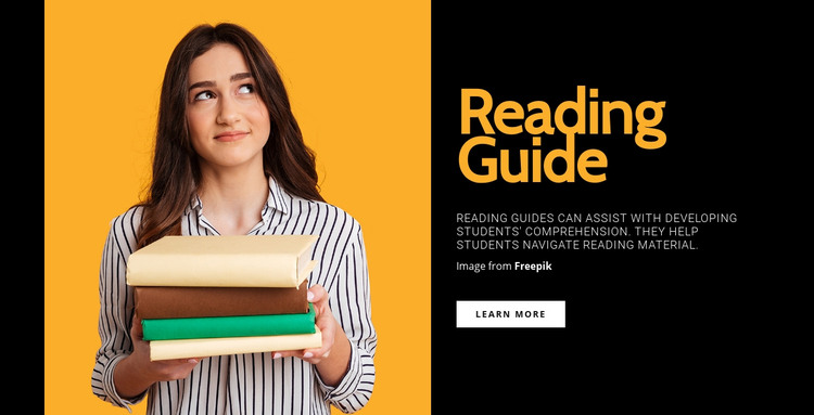 Effective reading Homepage Design