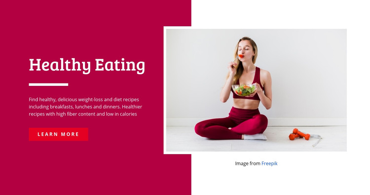 Food assistance Homepage Design