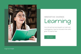 Educational Courses And Programmes Education Html Template