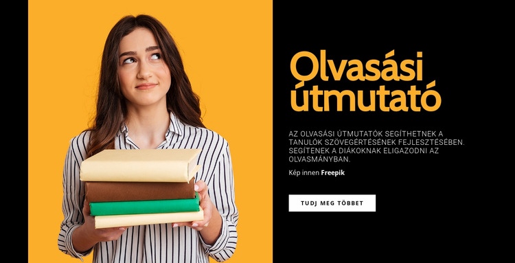 Hatékony olvasás Weboldal tervezés