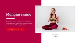 Assistenza Alimentare - Modello Di Mockup Del Sito Web