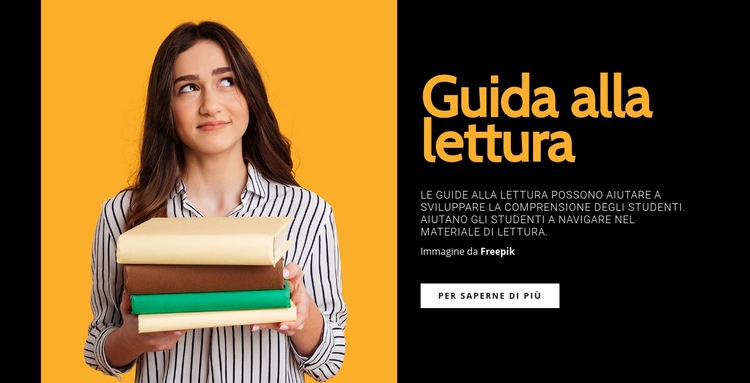 Lettura efficace Mockup del sito web