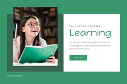 Educational Courses And Programmes - Customizable Template