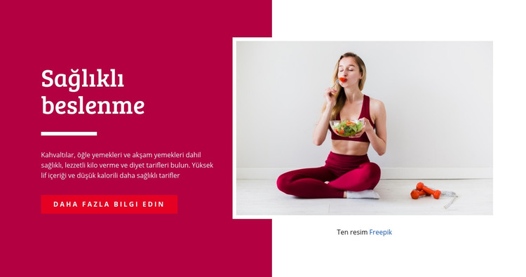 Gıda yardımı HTML Şablonu