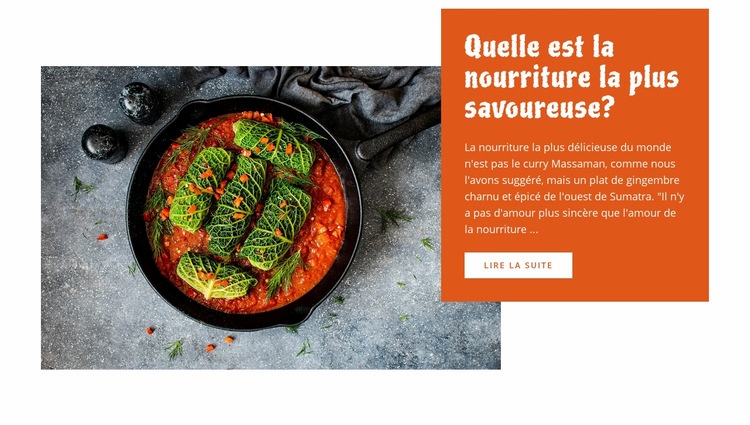 Améliorer vos habitudes alimentaires Créateur de site Web HTML